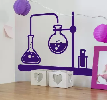 Chemistry Science  science wall decal - TenStickers