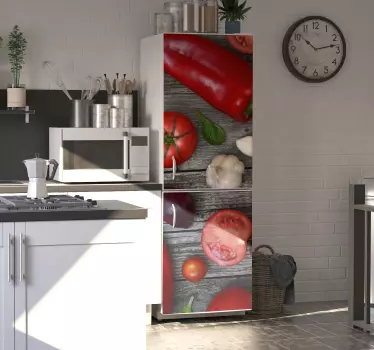 Cuisine wall sticker fresh vegetable collection - TenStickers