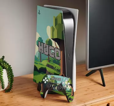 Custo Videogame Cubes playstation decal - TenStickers