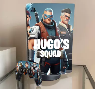 Custom Squad video game PlayStation sticker - TenStickers