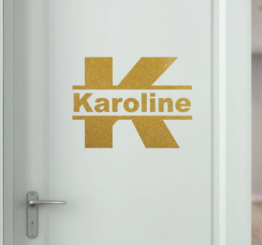Customizable sticker professional door logo - TenStickers