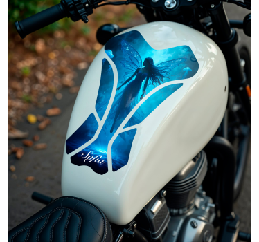 Dancing Witch motorcycle decals - TenStickers