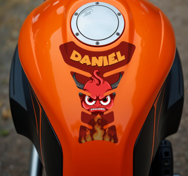 Devil motorcycle decals - TenStickers