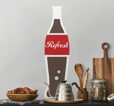 Drink Refreshment Kitchen Sticker - TenStickers