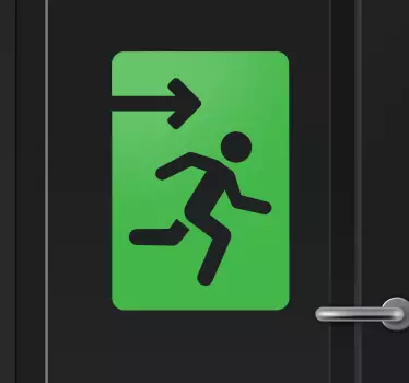 Exit Icon Sticker - TenStickers