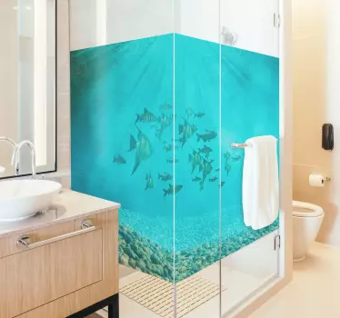 Fish Tank Art Sticker - TenStickers