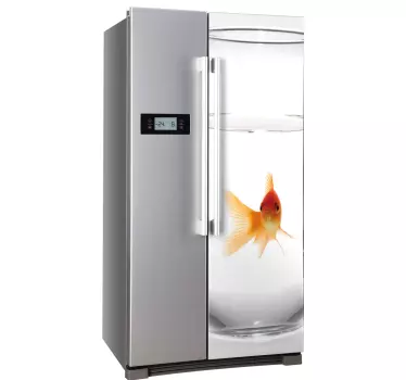 Fish Tank Fridge Sticker - TenStickers