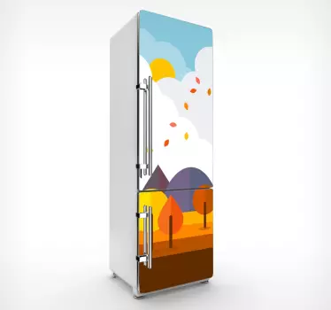 Forest Fridge Sticker - TenStickers