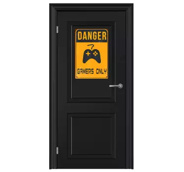 Gamers Only Wall Sticker - TenStickers