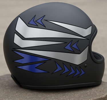 Helmet graphic design motorcycle decals - TenStickers