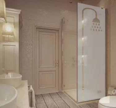 Icon Shower Sticker - TenStickers