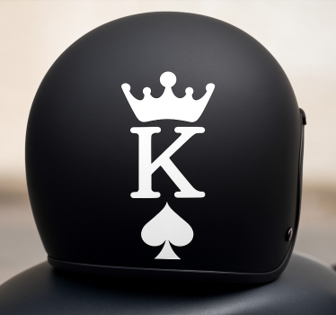 King of Spades motorcycle decals - TenStickers