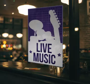 Life Music Text Sticker - TenStickers