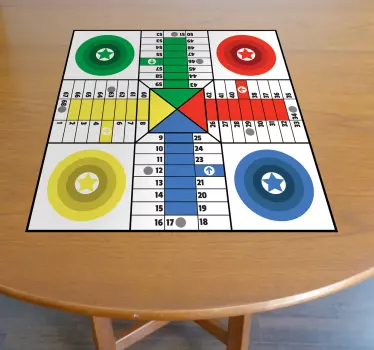 Ludo Board Game Sticker - TenStickers