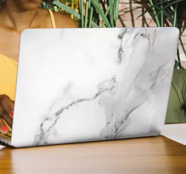 Marble laptop  laptop skin - TenStickers