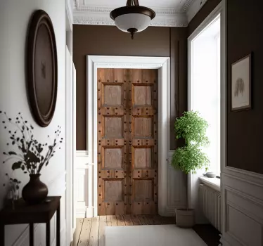 Medieval Look door sticker - TenStickers