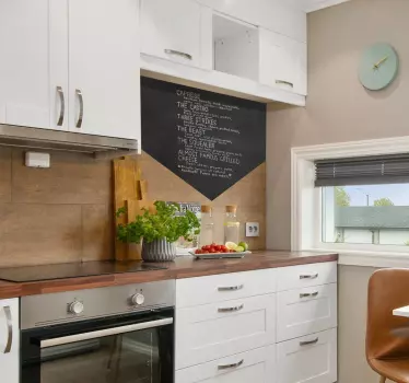 Menu Decorative Chalkboard Sticker - TenStickers