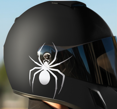 Monocolor spider design motorcycle decals - TenStickers