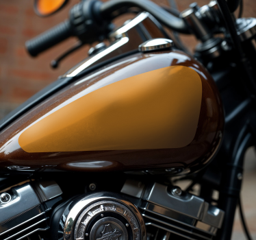 Monocolor  tank motorcycle decals - TenStickers