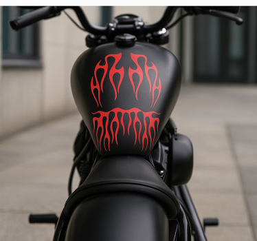 Motorcycle decals inferno rider pack - TenStickers