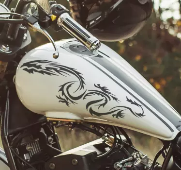 Dragons motorcycle decal - TenStickers