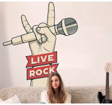 Musical sticker live performance gesture - TenStickers