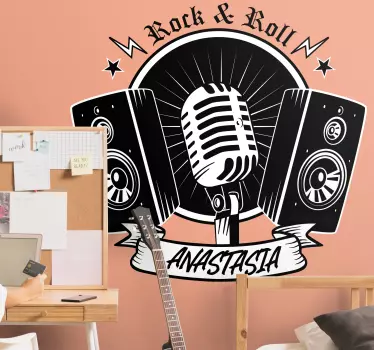 Musical sticker microphone and speakers set - TenStickers