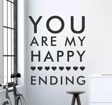 My Happy Ending Sticker - TenStickers