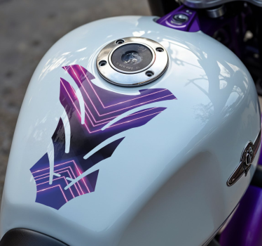 Neon motorcycle decals - TenStickers