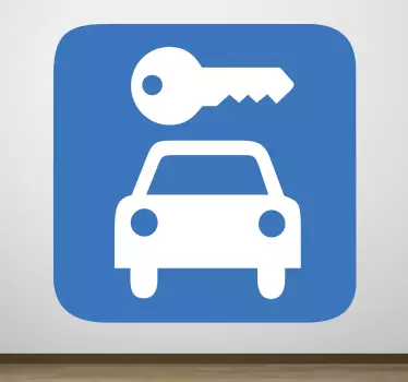Parking Sticker Sign Sticker - TenStickers