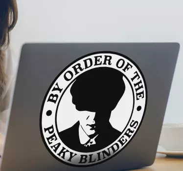 Peaky Blinders laptop skin decal - TenStickers