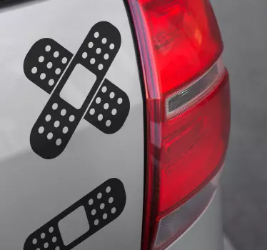 Plaster Vehicle Sticker - TenStickers