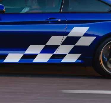 Racing picture Car Decal - TenStickers