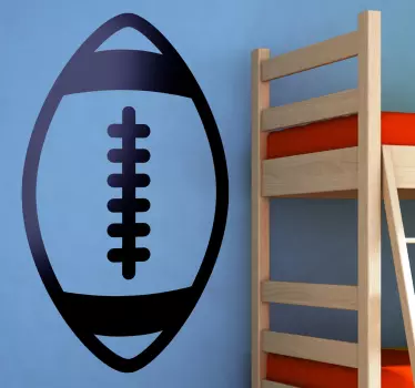Rugby Icon Sticker - TenStickers