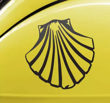 Santiago Vieira shell logo motorcycle decal - TenStickers
