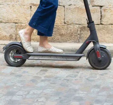 Scooter Marble Texture Sticker - TenStickers