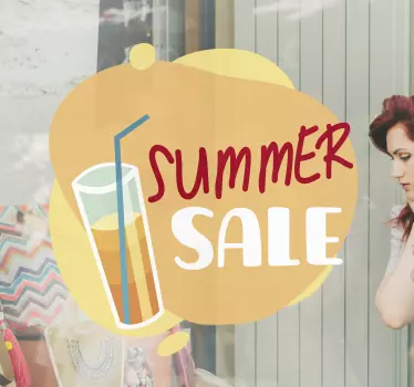 Summer sale items sale wall sticker - TenStickers