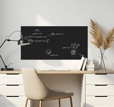 Tailor-made blackboard plain sticker - TenStickers