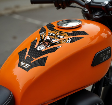 Tiger motorcycle decals - TenStickers