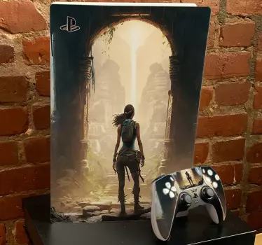 Tomb Explorer playstation decal - TenStickers