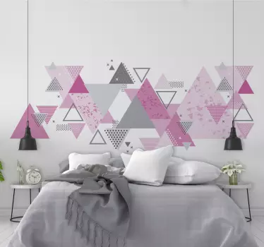 Triangles wall decal - TenStickers