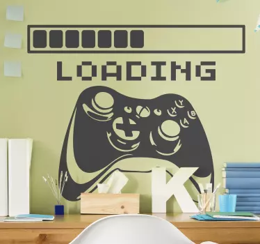 Video game sticker unloading - TenStickers