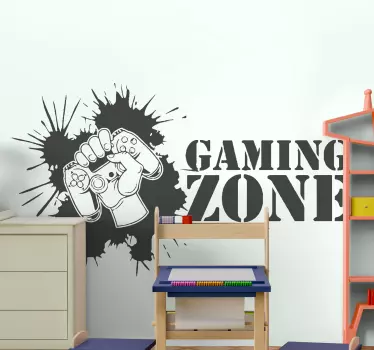 Wall sticker gaming controller explosion - TenStickers