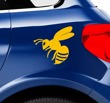 Wasp bee insect car sticker - TenStickers