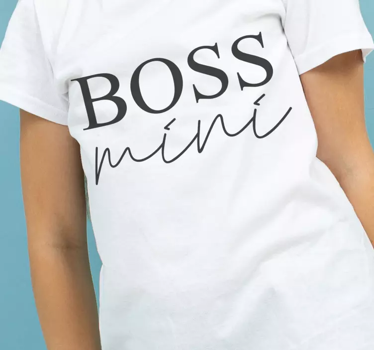 Father and son t-shirt i'm the boss here - TenStickers