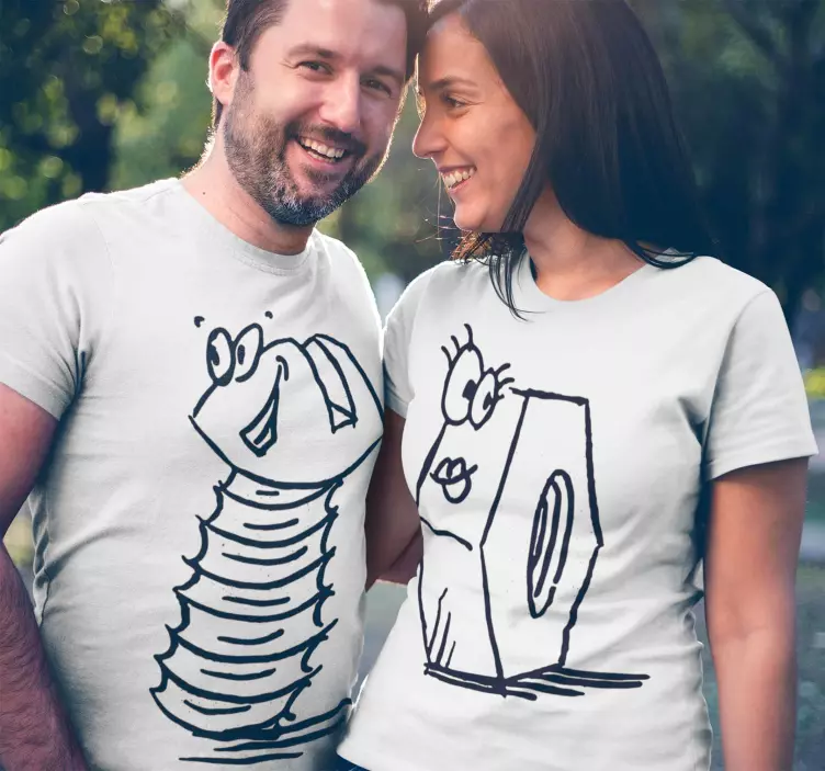 Nut and bolt Couple t shirt - TenStickers