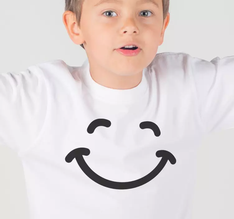smiley face shirt Kids t-shirt - TenStickers