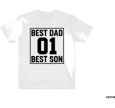 Father and son t-shirt matching number set - TenStickers
