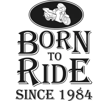 Born to Ride Father son t-shirt - TenStickers
