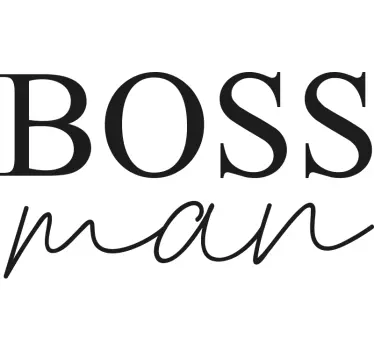 Father and son t-shirt i'm the boss here - TenStickers